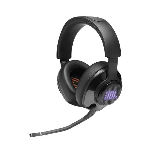 JBL Quantum 400 - Black - USB over-ear PC gaming headset with game-chat dial - Detailshot 3 JBL Quantum 400 - Black - USB over-ear PC gaming headset with game-chat dial - Detailshot 3